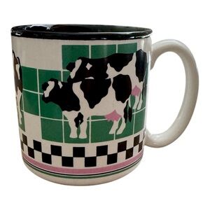 Vintage 1988 Retro Cow Mug Coffee Tea The Potpourri Press